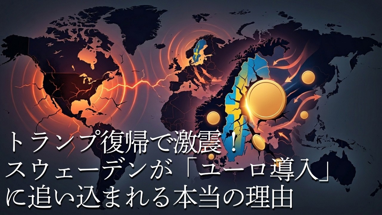 トランプ復帰で激震！スウェーデンが「ユーロ導入」に追い込まれる本当の理由【ゆっくり解説】