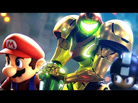 Super Smash Bros Ultimate Ridley Final Smash & New Cutscenes Movie 2018 (Switch) Video