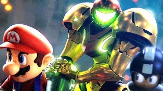 Super Smash Bros Ultimate Ridley Final Smash & New Cutscenes Movie 2018 (Switch)