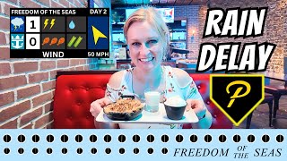 PLAYMAKERS during a STORM - Freedom of the Seas - Day 2 Cruise Vlog - Royal Caribbean