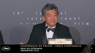 Monster – Award of the best Screenplay – Press Conference – Cannes 2023