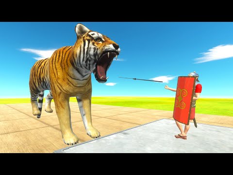 Roman Spear One Hit Kill Giants - Animal Revolt Battle Simulator