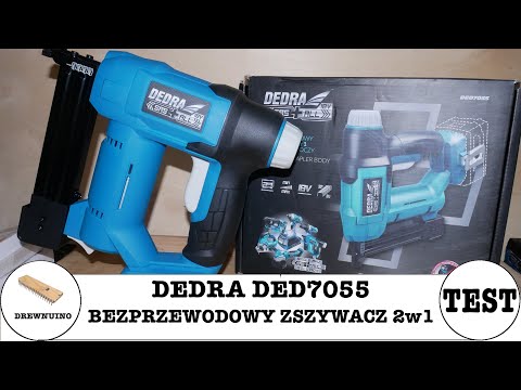 Akumuliatorinis kabiamušis-viniakalis Dedra DED7055, 18V video