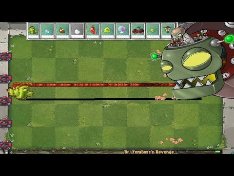 Plants vs Zombies 1 Cattail vs Giga-Gargantuar vs Dr. ZOmboss