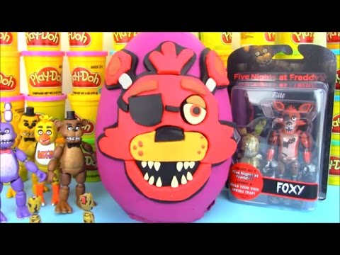 Five Nights at Freddy Huge Surprise Egg Foxy FNAF