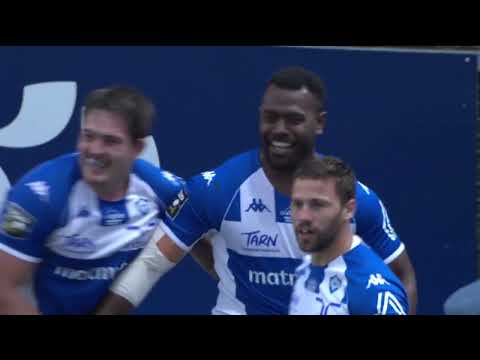 TOP 14 - Essai de Josaia RAISUQE (CO) - Castres Olympique - RC Toulon - Saison 2022-2023