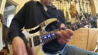 Video thumbnail for Ibanez JEM 77 BRMR Steve Vai Bad Horsie Rock Mirror With Lights For Sale UK by A J Green Guitar Tuiton