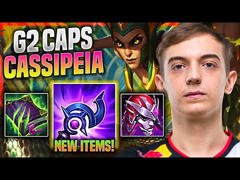 CAPS PICKS CASSIOPEIA WITH NEW ITEM LUDEN'S! - G2 Caps Plays Cassiopeia MID vs Twisted Fate! |