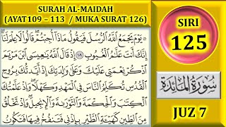 Download lagu STUDYING THE QURAN JUZ 7: SURAH AL-MAIDAH (VERSES 109-113 / PAGE 126) mp3 Download lagu STUDYING THE QURAN JUZ 7: SURAH AL-MAIDAH (VERSES 109-113 / PAGE 126) mp3