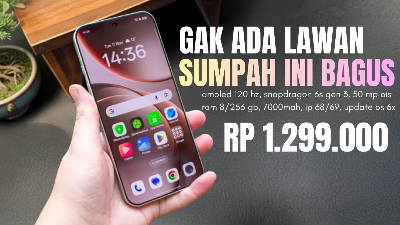 TAHTA TERTINGGI HP 1 JUTAAN‼️7000MAH, RAM 8/256 GB - HP SEJUTAAN TERBAIK JANGKA PANJANG BUAT 2026