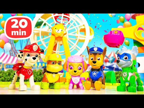 Ryhmä Hau -lelut pitävät hauskaa huvipuistossa sekä kokkaavat leluruokaa