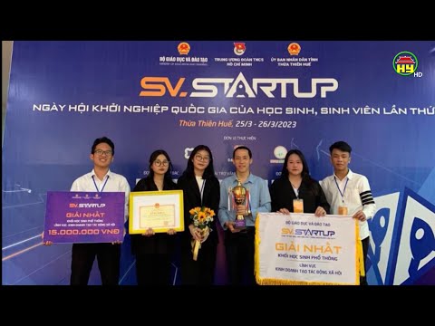 Trường THPT Phạm Ngũ Lão đoạt giải Nhất cuộc thi Học sinh, sinh viên với ý tưởng khởi nghiệp QG