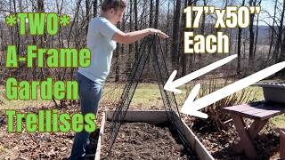 Garden Trellis Two-Pack. Treat Your Vining Veggies Right!