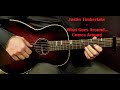 How to play JUSTIN TIMBERLAKE - WHAT GOES AROUND...COMES AROUND   Acoustic Guitar Lesson - Tutorial