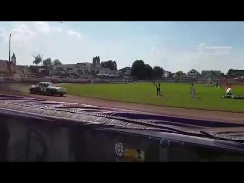 21.05.2018 - Walter Röhrl mit Porsche 911 gegen Speedway Motorrad MSC Abensberg