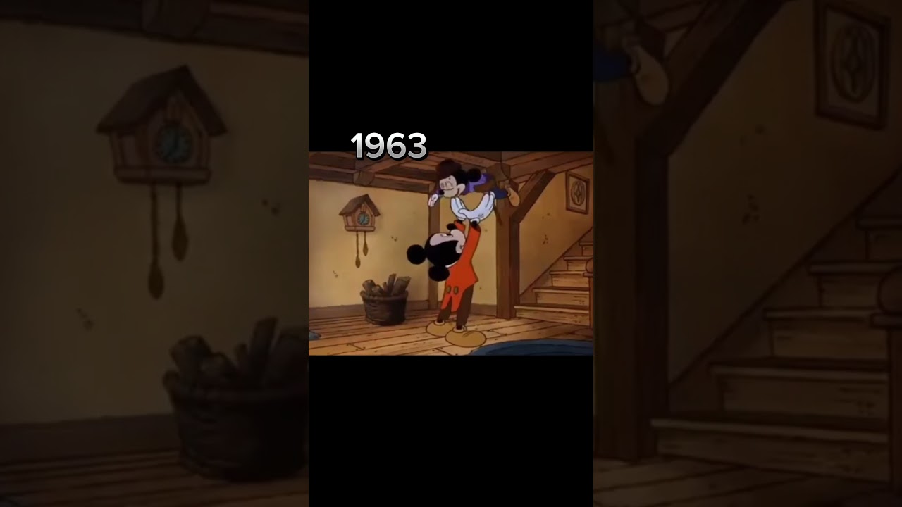 Evolution of Mickey Mouse.From 1928 to 2024 #mickeymouse #disney #waltdisney #cartoon#evolution