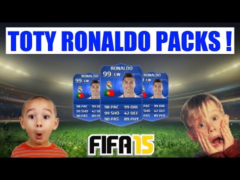 FIFA 15 ► TOP 5 TOTY RONALDO PACK REACTIONS!