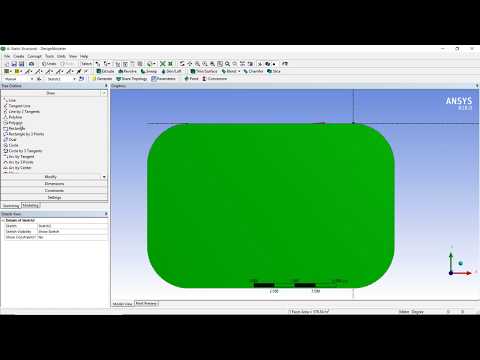ANSYS Design Modeler Tutorial 3- Extrude ANSYS WORKBENCH (EXTRUDE COMMAND)