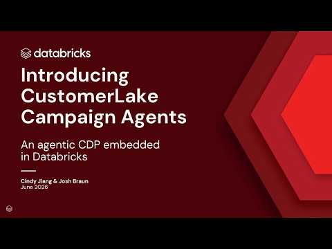 Watch: Introducing: CustomerLake - Campaign Agents