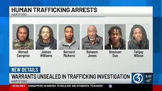 Warrants unsealed in trafficking investigation in Hartford