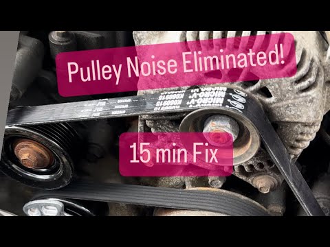 Mercury Grand Marquis/ Crown Victoria Pulley Noise fix. Idler pulley, tensioner pulley, and belt.