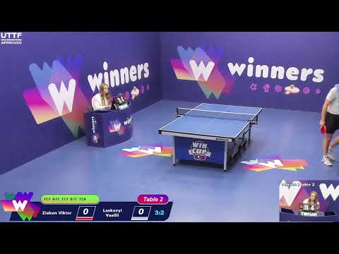 WINners CUP table 2  02.01 Ziakun Viktor - Laskavyi Vasilii  20:00