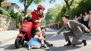 Poor Deliverywoman Knocked Over CEO's Twins!Unexpectedly,They Pretended To Faint&Calling "Mom"!