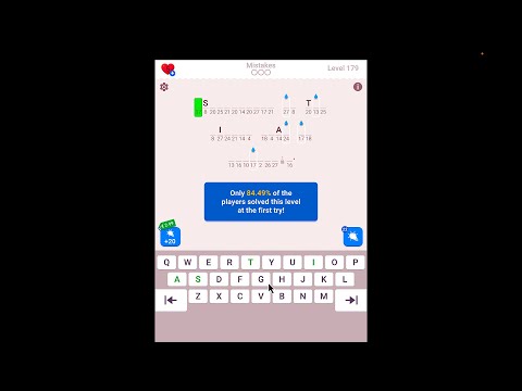 Cryptogram The Solution For Level 179 Step By Step Word Brain Puzzle