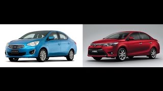 Auto Focus Head 2 Head Toyota Vios vs Mitsubishi Mirage G4 2014