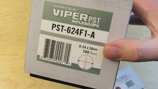 Vortex Viper PST 6-24x50 FFP What is in the Box