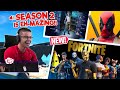 Nick Eh 30's FIRST REACTION to Fortnite Season 2! (Chapter 2)