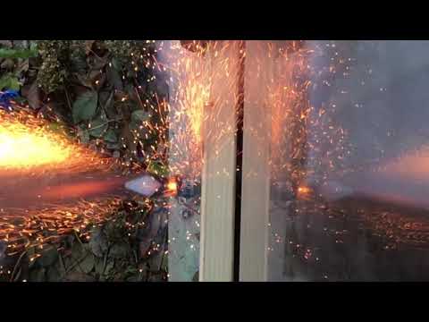 3D Printed Linear Aerospike Rocket Engine Test
