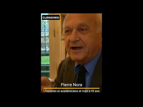 Pierre Nora L'historien et académicien et mort à 93 ans
