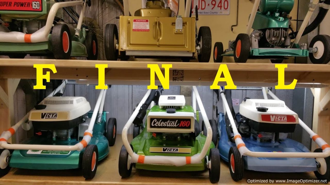 Restoring 7 Classic Victa Lawn Mowers FINAL