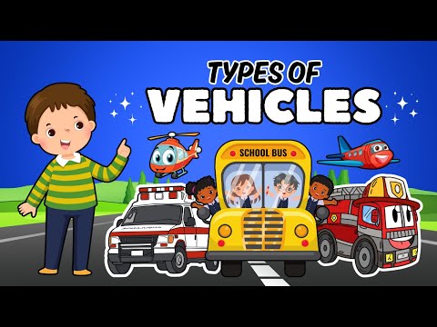 Transportation Vehicles for Kids | Learn About Land, Air, and Water Transport!