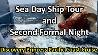 Discovery Princess Pacific Coast Cruise | Second Sea Day | Ship Tour