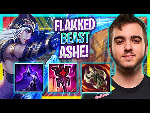 FLAKKED IS A BEAST WITH ASHE! | HRTS Flakked Plays Ashe ADC vs Caitlyn! | Preseason 2023