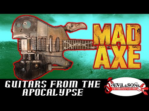 Mad Max Apocalypse "The Flames" headless guitar image 12