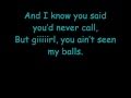 My Balls -Your Favorite Martian (Lyrics HQ) 
