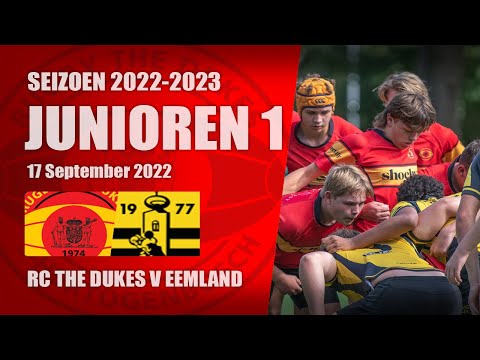 RC The Dukes Junioren 1 V RC Eemland - 17 Sept 2022 | Rugby U16