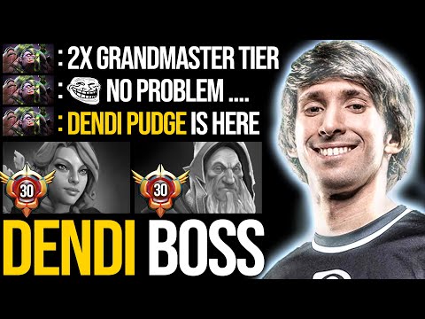 2x Grandmaster Tier?? No Problem... Dendi Pudge Is Here | Pudge Official