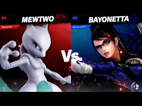 Parlor Smash 2: Winners Quarter Final - Paperboy (Mewtwo) vs. Deathspade (Bayonetta)