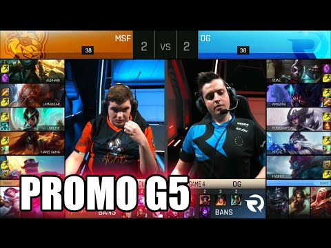 Origen vs Misfits | Game 5 S7 EU LCS Spring 2017 Promotion Tournament | OG vs MSF G5 1080p