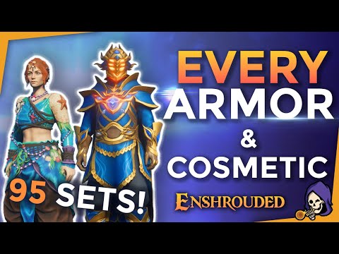 ALL Armor Sets & Cosmetic Outfits in Enshrouded 2026 | Male & Female Showcase w/ Locations