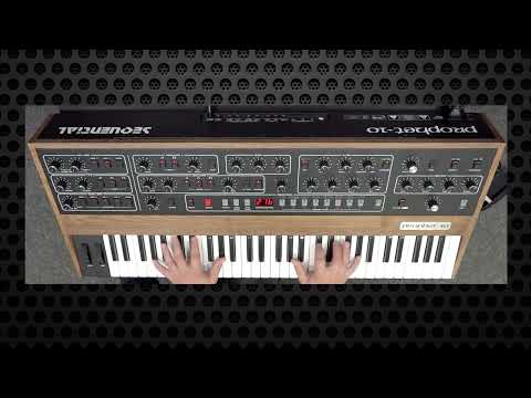 Sequential Prophet 10 - Factory Presets Demo (Sounds Only)