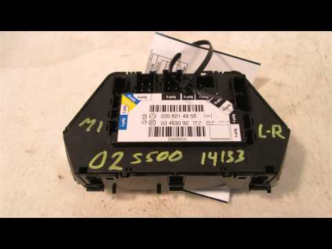 2002 Mercedes S500 Power Master Window Switch / REAR-LEFT-DOOR-SEAT-CONTROL220821495 - mbipar... OEM