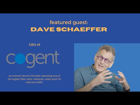 Bandwidth: Dave Schaeffer, founder and CEO of Cogent Communications