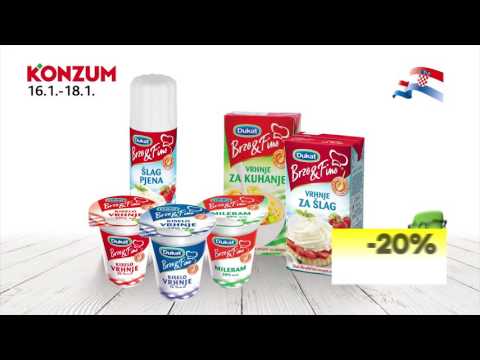 Konzum akcija ponedjeljak srijeda, 16. - 18.1.