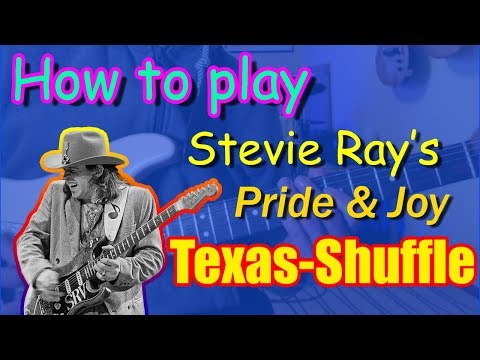 Pride & Joy - how to play the Stevie Ray Vaughan shuffle on guitar