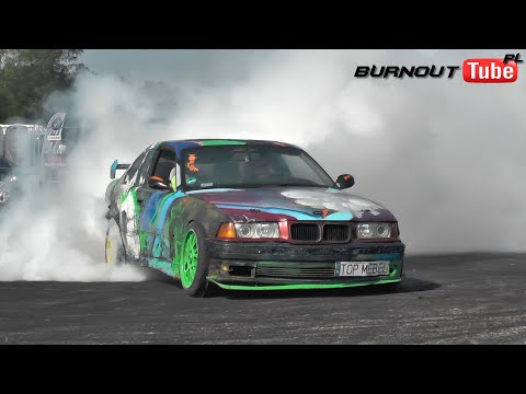 Eliminacje pokazu mocy i awaria dyfra BMW E36 328 "TOP MEBEL" - 24 Ogólnopolski Zlot BMW Toruń 2022